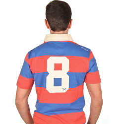 Polo Ruckfield  ENFANT H 835 Bleu/rouge