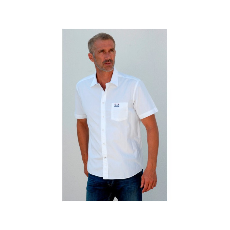 Chemise Cambé MC blanche 