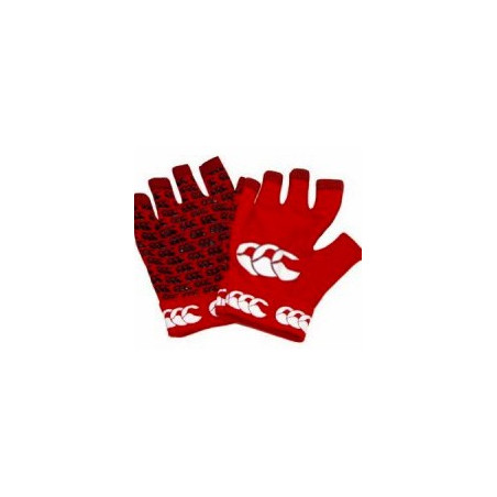 Mitaines rugby Canterbury rouge