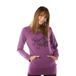 Sweat Racing Rugby femme violet 
