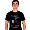 Tee shirt LOL Rugby " Foot ou Rugby  " Noir