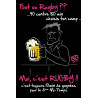 Tee shirt LOL Rugby " Foot ou Rugby  " Noir