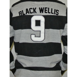 Polo enfant Rayé Black Wellis Noir 