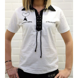 Polo Ultrapetita Femme de joueur Blanc