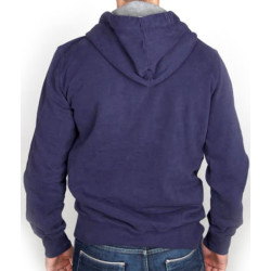 Sweat Rugby & Vintage bleu 