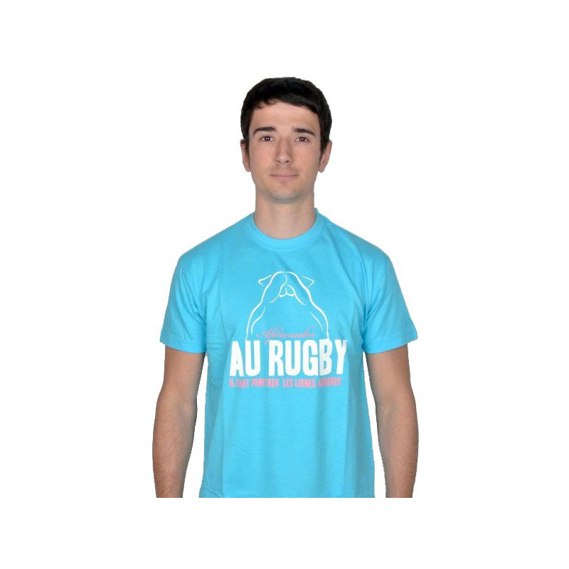 Tee shirt Aficionados "Femme" Turquoise