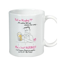 Mug "Foot ou Rugby" 
