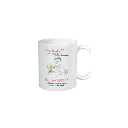 Mug "Foot ou Rugby" 