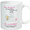 Mug "Foot ou Rugby" 