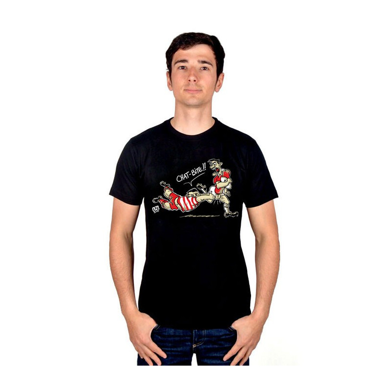 Tee shirt LOL Rugby " Chat... " 