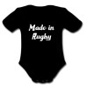 Body bébé "Made in Rugby" Noir/Blanc