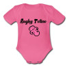Body bébé "Rugby Tétine" Rose/Noir
