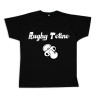 Tee shirt rugby bébé "Rugby Tétine" Noir/Blanc