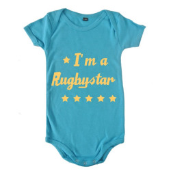 Body bébé "Rugbystar" Bleu/Or