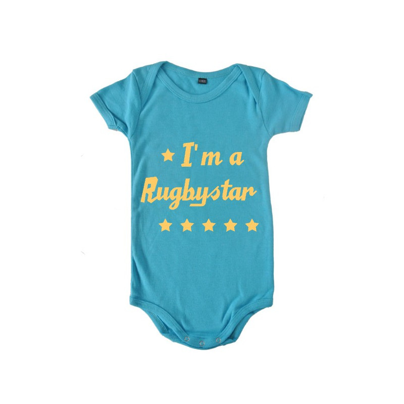 Body bébé "Rugbystar" Bleu/Or