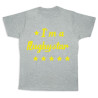 Tee shirt rugby bébé "Rugbystar" Gris/Jaune