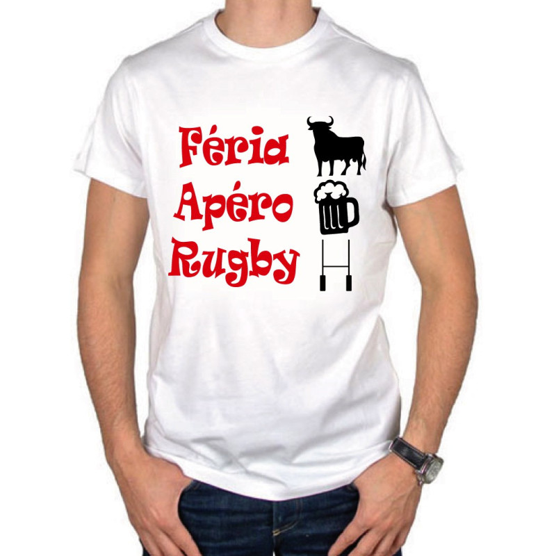 Tee shirt  Féria Apéro Rugby 