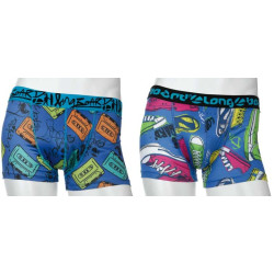 Lot de 2 boxers Longboard Bleu