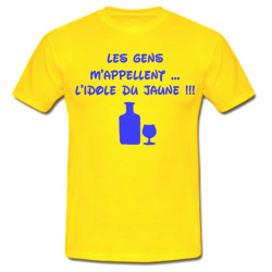 Tee shirt " L'idole du Jaune "