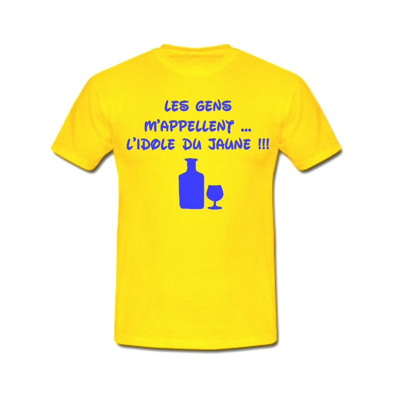Tee shirt " L'idole du Jaune "