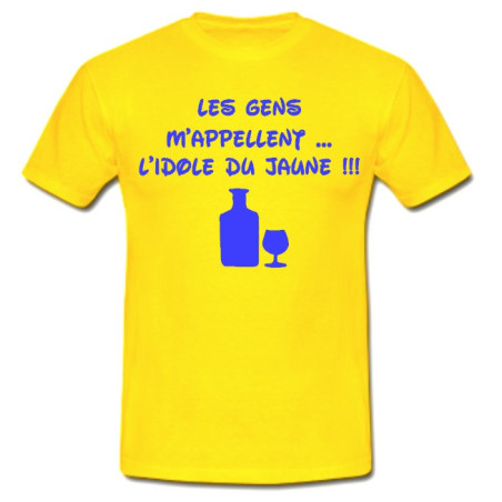 Tee shirt " L'idole du Jaune "