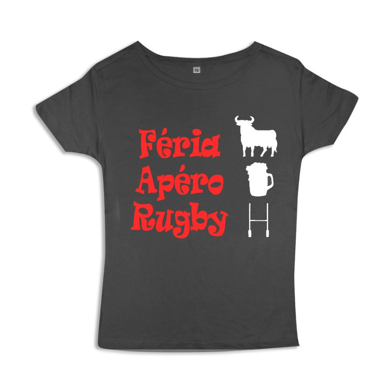 Tee shirt femme Féria Gris
