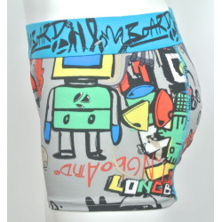 Boxer Longboard Junior Robot Gris