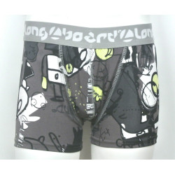 Boxer Longboard Junior Gris/Jaune