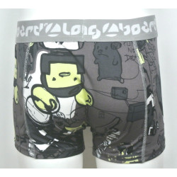 Boxer Longboard Junior Gris/Jaune