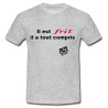 Tee shirt humour "Frit" Gris