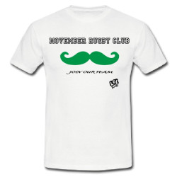 Tee shirt "Movember Rugby Club" Blanc