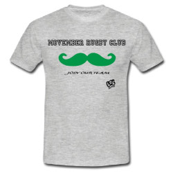 Tee shirt "Movember Rugby Club" Gris