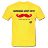 Tee shirt "Movember Rugby Club" Jaune