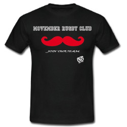 Tee shirt "Movember Rugby Club" Noir