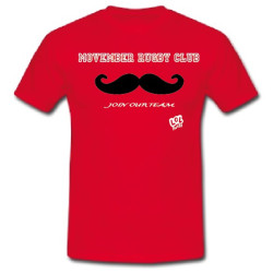 Tee shirt "Movember Rugby Club" Rouge