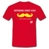 Tee shirt "Movember Rugby Club" Rouge