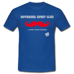 Tee shirt "Movember Rugby Club" Bleu