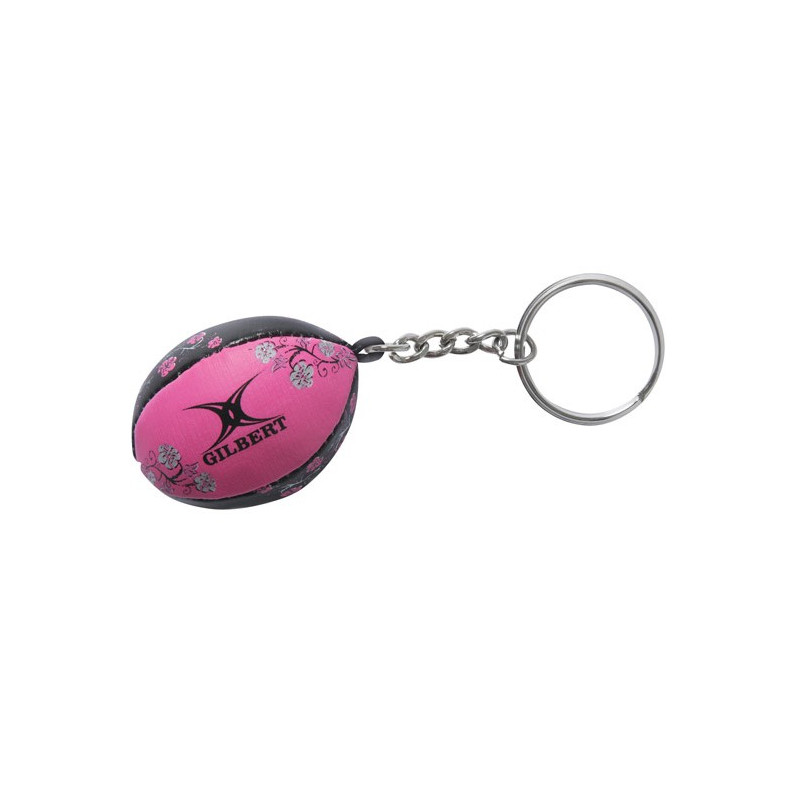 Porte clefs Gilbert beach rugby Rose