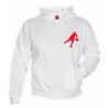 Sweat Capuche Rugby Essentiels Blanc