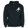 Sweat Capuche Rugby Essentiels Noir