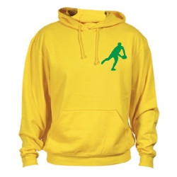 Sweat Capuche Rugby Essentiels Jaune