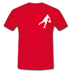 Tee shirt Rugby Essentiels Rouge