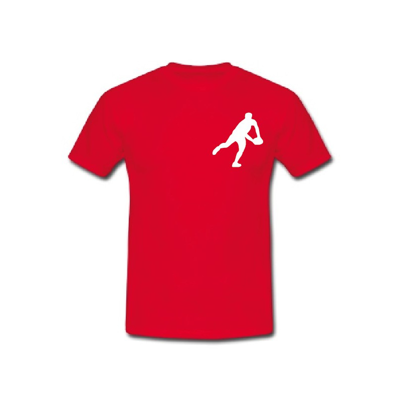 Tee shirt Rugby Essentiels Rouge