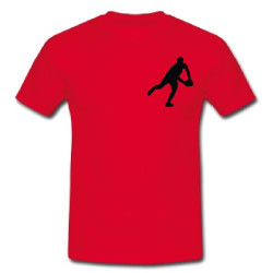 Tee shirt Rugby Essentiels Rouge