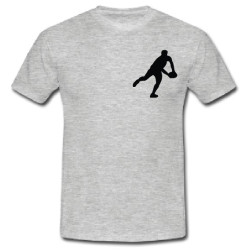 Tee shirt Rugby Essentiels Gris
