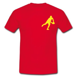 Tee shirt Junior "Essentiels" Rouge