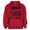 Sweat Capuche Rugby Terroir Rouge