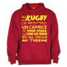 Sweat Capuche Rugby Terroir Rouge