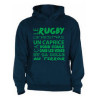 Sweat Capuche Rugby Terroir Bleu marine