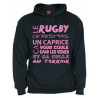 Sweat Capuche Rugby Terroir Noir